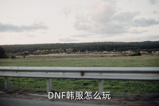 DNF韩服怎么玩