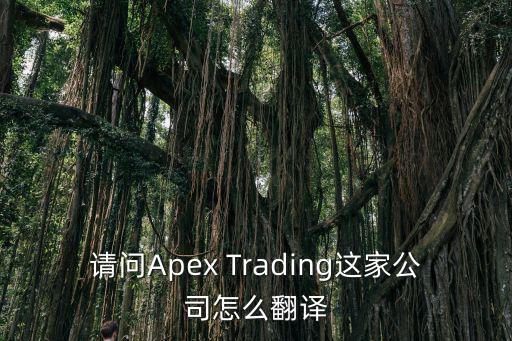 请问Apex Trading这家公司怎么翻译