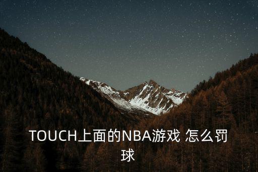 TOUCH上面的NBA游戏 怎么罚球