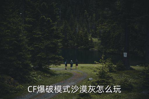 CF爆破模式沙漠灰怎么玩