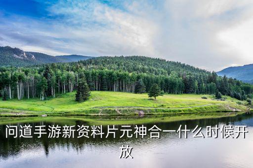 问道手游新资料片元神合一什么时候开放