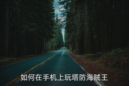 如何在手机上玩塔防海贼王