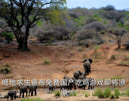 绝地求生宣布免费国产吃鸡游戏即将凉凉