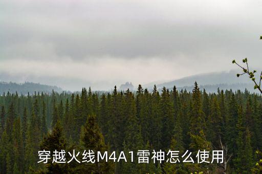 穿越火线M4A1雷神怎么使用