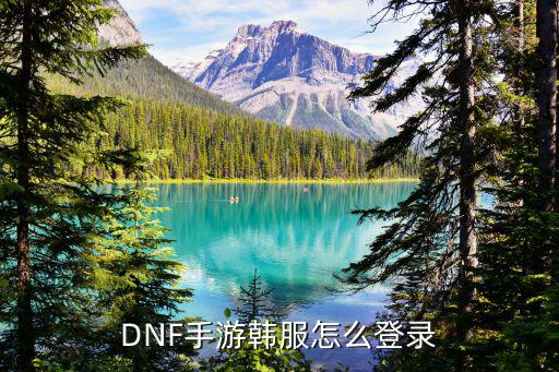 DNF手游韩服怎么登录