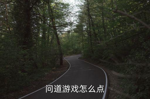 问道游戏怎么点