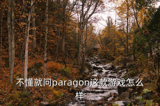 不懂就问paragon这款游戏怎么样