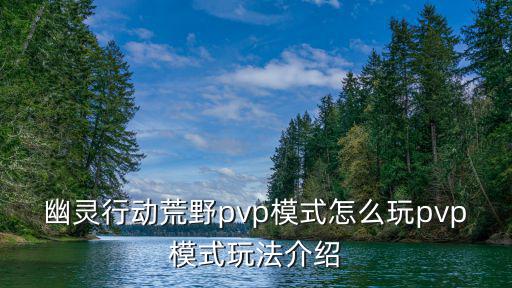 幽灵行动荒野pvp模式怎么玩pvp模式玩法介绍