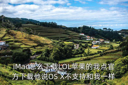 iMac怎么下载LOL苹果的我点官方下载他说OS X不支持和我一样