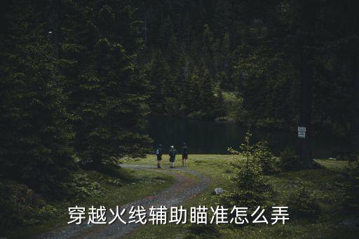 穿越火线辅助瞄准怎么弄