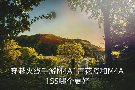 穿越火线手游M4A1青花瓷和M4A1SS哪个更好