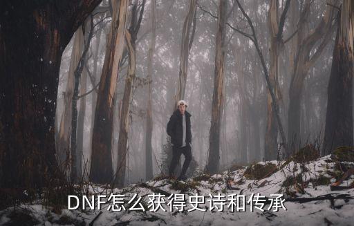 DNF怎么获得史诗和传承