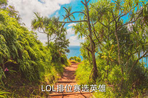 LOL排位赛选英雄