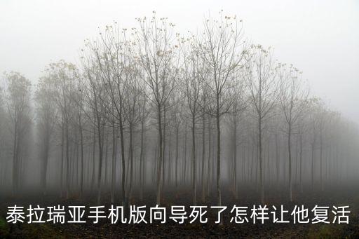 泰拉瑞亚手游npc怎么复活，泰拉瑞亚手机版的NPC死亡后能复活吗能复活的话什么时候能够复