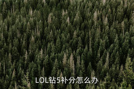 LOL钻5补分怎么办