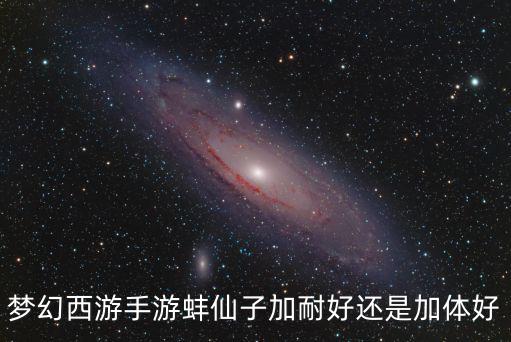 梦幻西游手游蚌仙子加耐好还是加体好