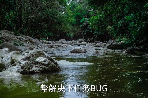 帮解决下任务BUG