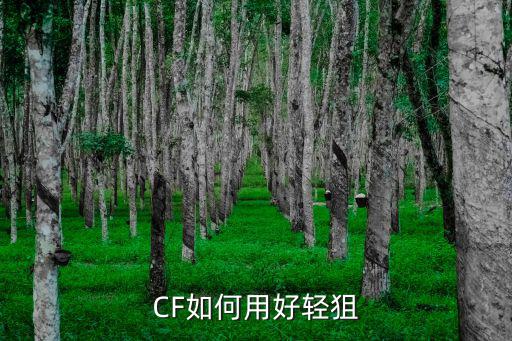 CF如何用好轻狙