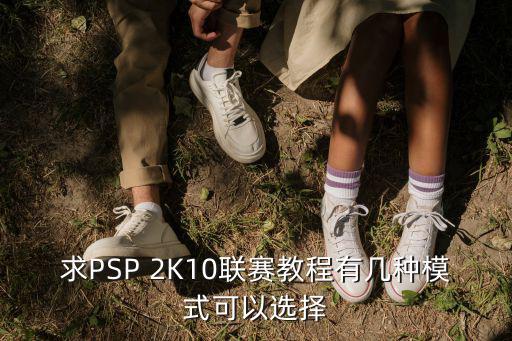 求PSP 2K10联赛教程有几种模式可以选择