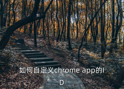 如何自定义chrome app的ID