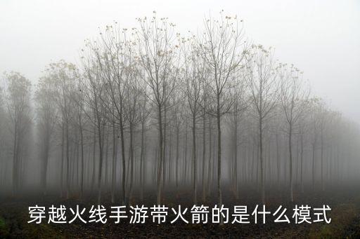 穿越火线手游带火箭的是什么模式