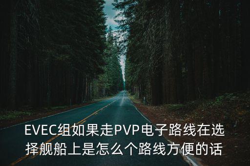 EVEC组如果走PVP电子路线在选择舰船上是怎么个路线方便的话