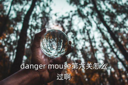 danger mouse第六关怎么过啊