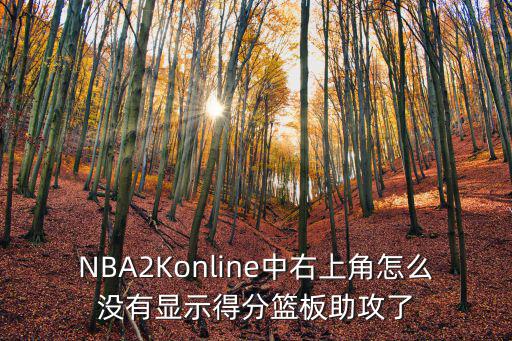 2k20手游怎么看得分，nba2kol右上角那个评分表在那里设置的顺便截图看下