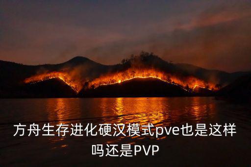 方舟生存进化硬汉模式pve也是这样吗还是PVP