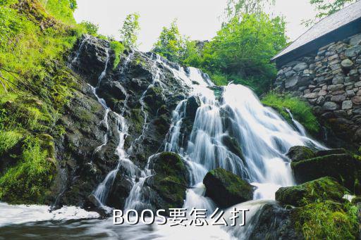 BOOS要怎么打