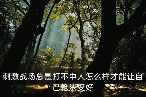 刺激战场总是打不中人怎么样才能让自己枪法变好