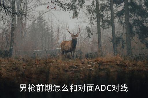 男枪前期怎么和对面ADC对线