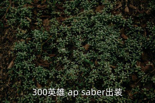 300英雄 ap saber出装