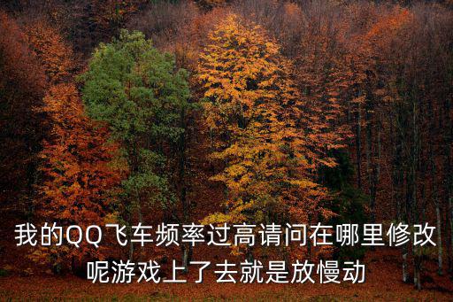 手游qq 飞车怎么改120hz，手游qq飞车帧数怎么改