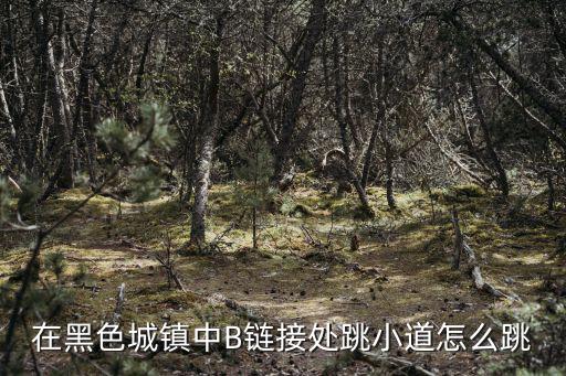 cf手游黑色城镇中路门怎么跳，黑色城镇中门那里怎么跳上小道