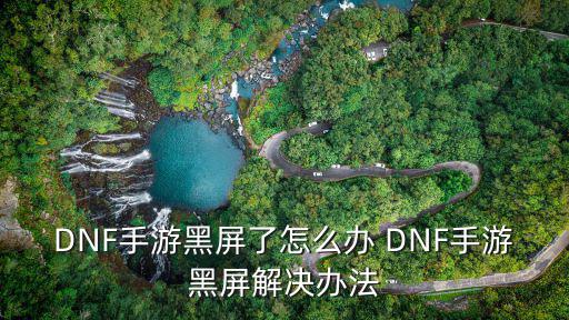 DNF手游黑屏了怎么办 DNF手游黑屏解决办法