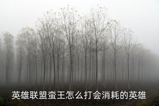 英雄联盟蛮王怎么打会消耗的英雄