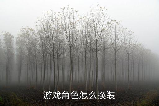 游戏角色怎么换装