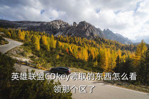 英雄联盟CDkey领取的东西怎么看领那个区了