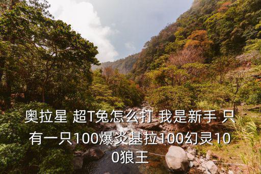 奥拉星 超T兔怎么打 我是新手 只有一只100爆炎基拉100幻灵100狼王