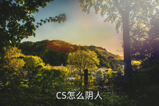 CS怎么阴人