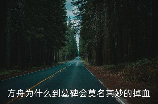 方舟为什么到墓碑会莫名其妙的掉血