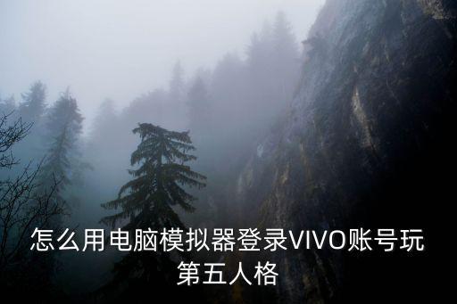 怎么用电脑模拟器登录VIVO账号玩第五人格