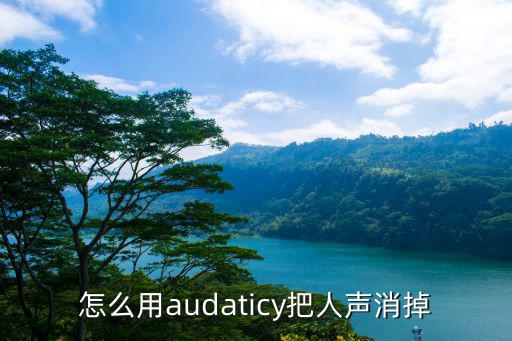 怎么用audaticy把人声消掉