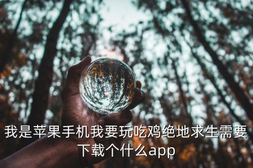 我是苹果手机我要玩吃鸡绝地求生需要下载个什么app