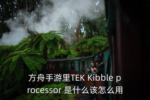 方舟手游无限耐久版怎么喝水，方舟手游里TEK Kibble processor 是什么该怎么用