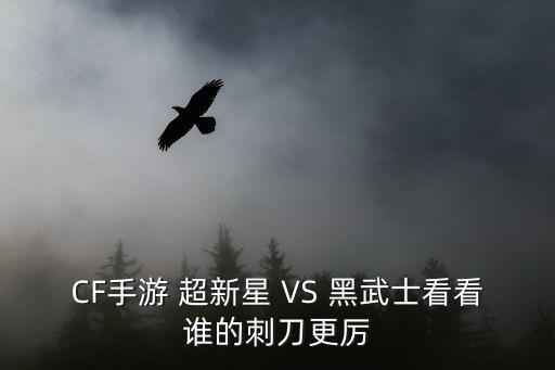 CF手游 超新星 VS 黑武士看看谁的刺刀更厉