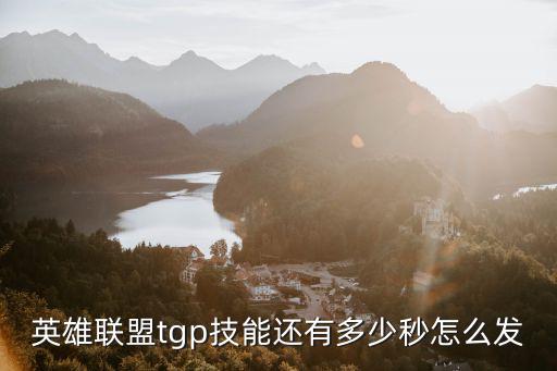 英雄联盟tgp技能还有多少秒怎么发