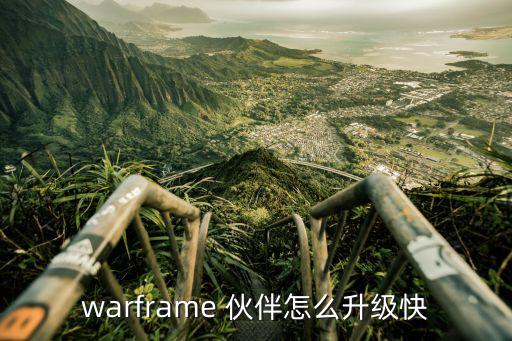 warframe 伙伴怎么升级快