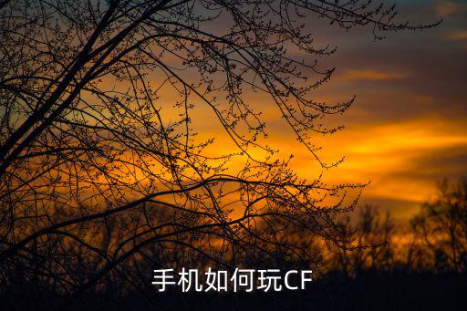 手机如何玩CF